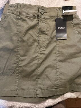Lee women's Olive Green Stretch Comfort Skort